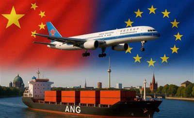 Merirahti Kiinasta Eurooppaan